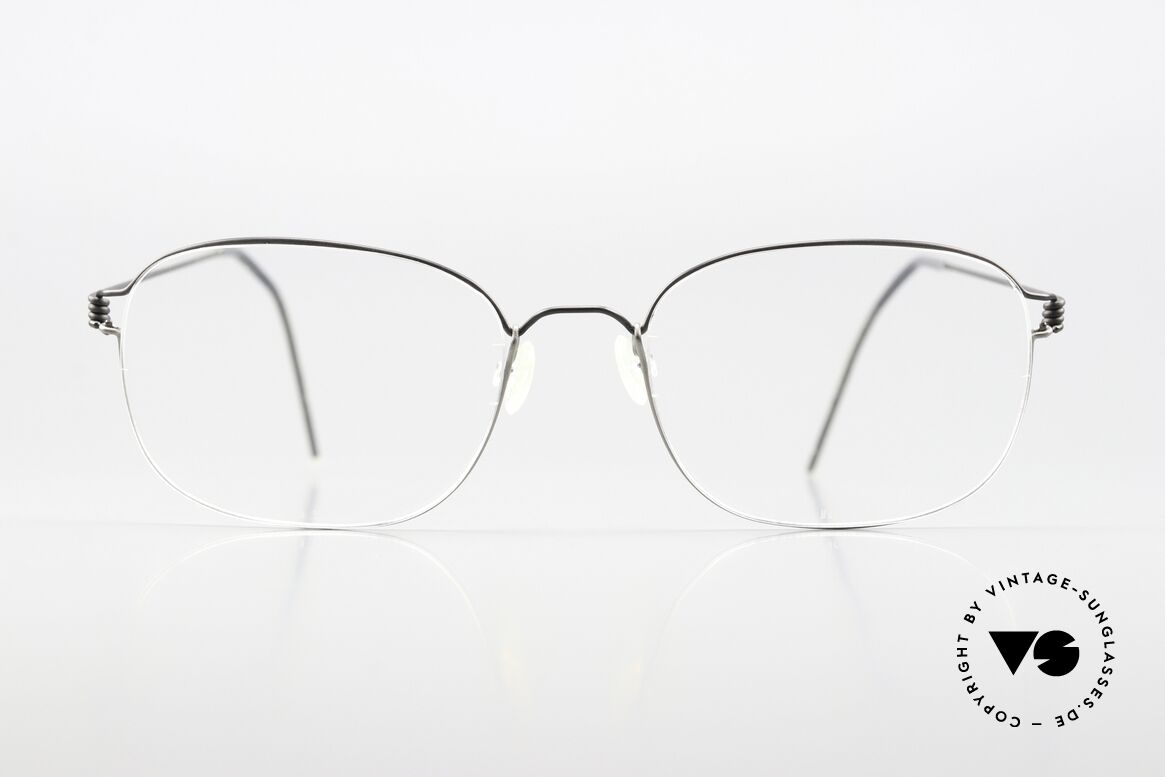 Lindberg Mars 54 Air Titan Rim Titan Frame Matte Black Gray, model MARS from the 1990's in matte black and gray, Made for Men