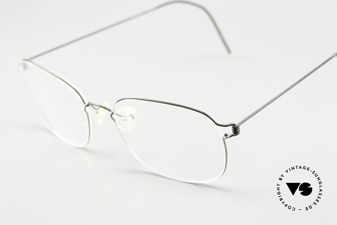 Lindberg Mars 54 Air Titan Rim Titan Frame Matte Black Gray, simply timeless, stylish & innovative: grade 'vintage', Made for Men