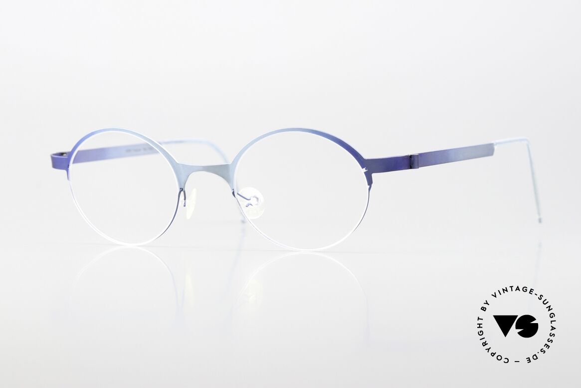 Lindberg 4030 Strip Titan 90's Eyewear Blue Metallic, round unisex glasses: LINDBERG Strip Titanium Series, Made for Men and Women Lindberg 4030 Strip Titan 90's Eyewear Blue Metallic, round unisex glasses: LINDBERG Strip Titanium Series, Made for Men and Women