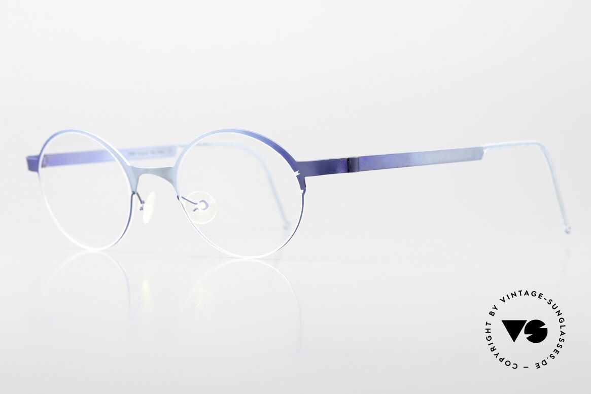 Lindberg 4030 Strip Titan 90's Eyewear Blue Metallic, distinctive quality and design (award-winning frame), Made for Men and Women Lindberg 4030 Strip Titan 90's Eyewear Blue Metallic, distinctive quality and design (award-winning frame), Made for Men and Women