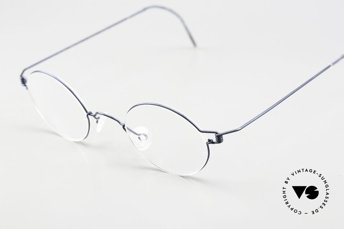 Lindberg Corona 42 Air Titan Rim Round Specs Matte Dark Blue, extremely strong, resilient and flexible (and 3g only!), Made for Men and Women Lindberg Corona 42 Air Titan Rim Round Specs Matte Dark Blue, extremely strong, resilient and flexible (and 3g only!), Made for Men and Women