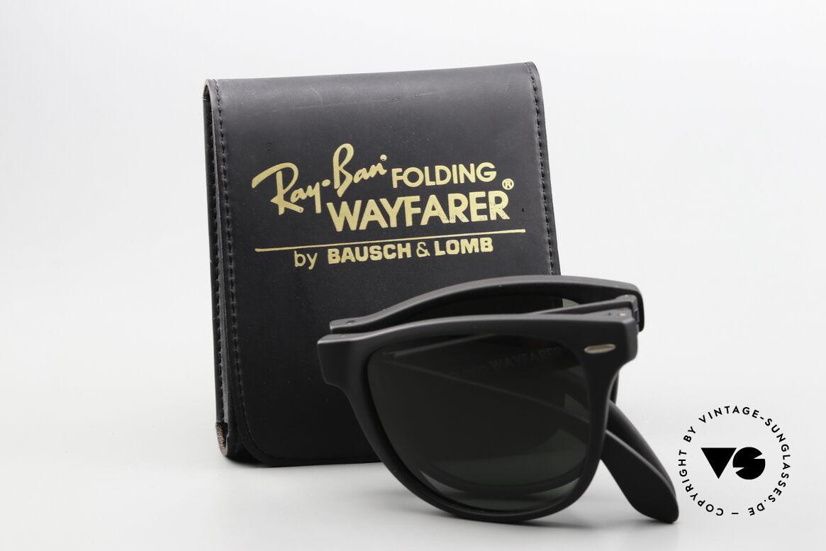 Ray Ban Wayfarer II Folding Foldable Wayfarer Sunglasses, Size: large, Made for Men