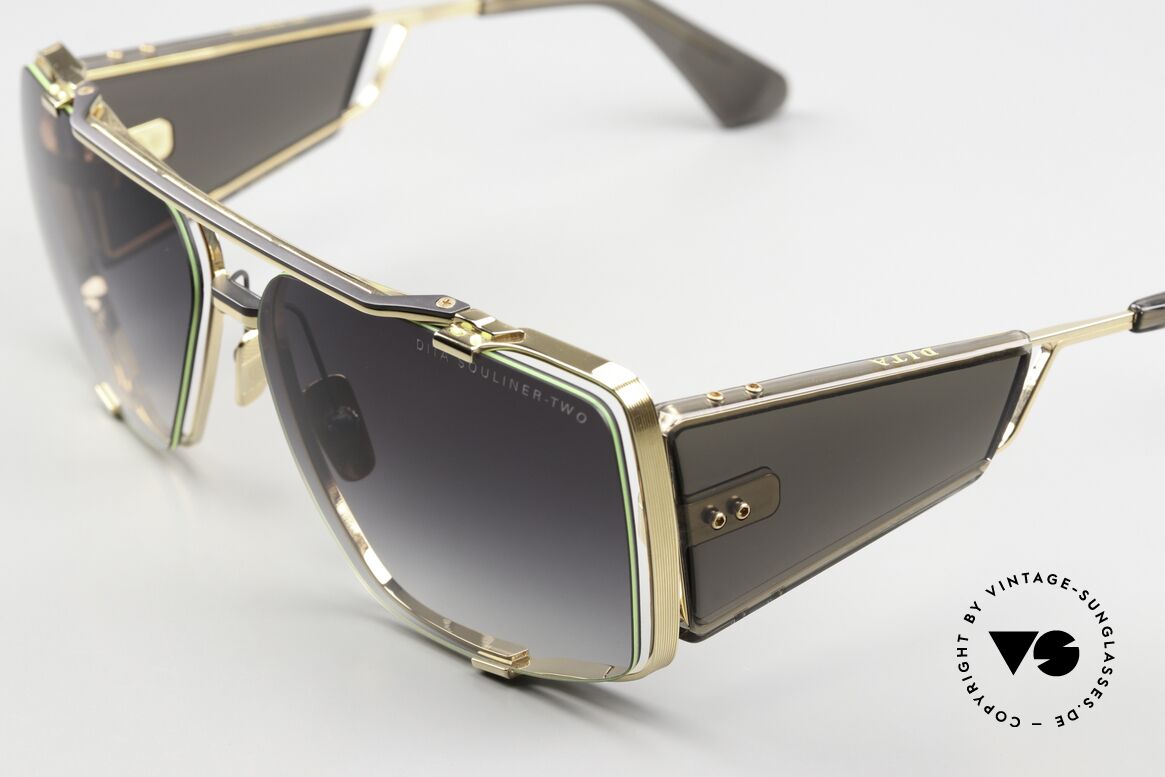 DITA Souliner Two Eye-Catcher Sunglasses, solid frame design; especially the massive temples, Made for Men DITA Souliner Two Eye-Catcher Sunglasses, solid frame design; especially the massive temples, Made for Men