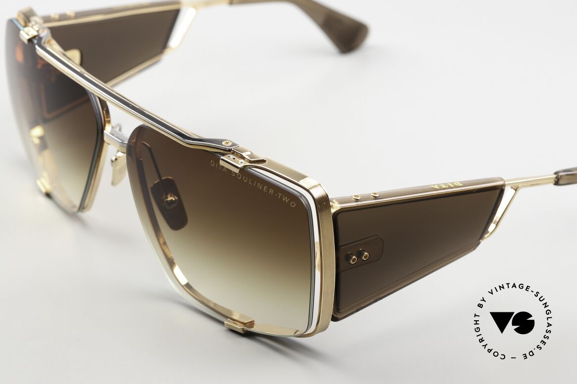 DITA Souliner Two Striking Luxury Sunglasses, solid frame design; especially the massive temples, Made for Men DITA Souliner Two Striking Luxury Sunglasses, solid frame design; especially the massive temples, Made for Men