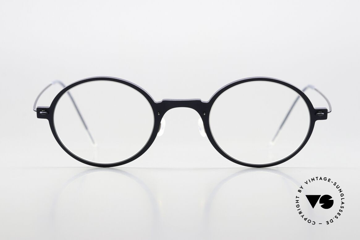 Lindberg 6508 NOW Dark Blue Designer Eyewear, model 6508, in size 44mm for ladies and gentlemen, Made for Men and Women