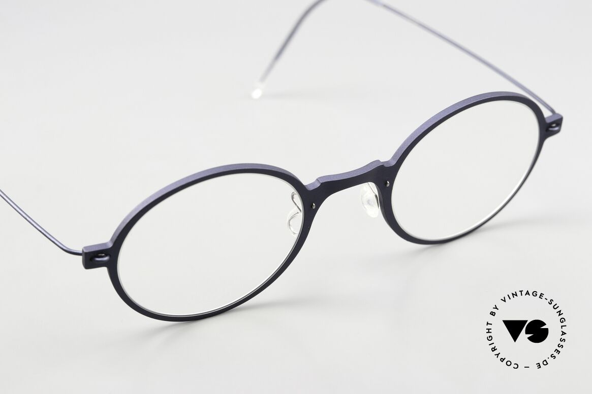 Lindberg 6508 NOW Dark Blue Designer Eyewear, can already be described as 'vintage Lindberg' frame, Made for Men and Women