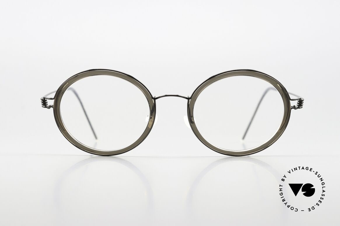 Lindberg Fay Air Titan Rim Titan Specs Women & Men, classic unisex model FAY, size 46-20, 135, color PU9, Made for Men and Women