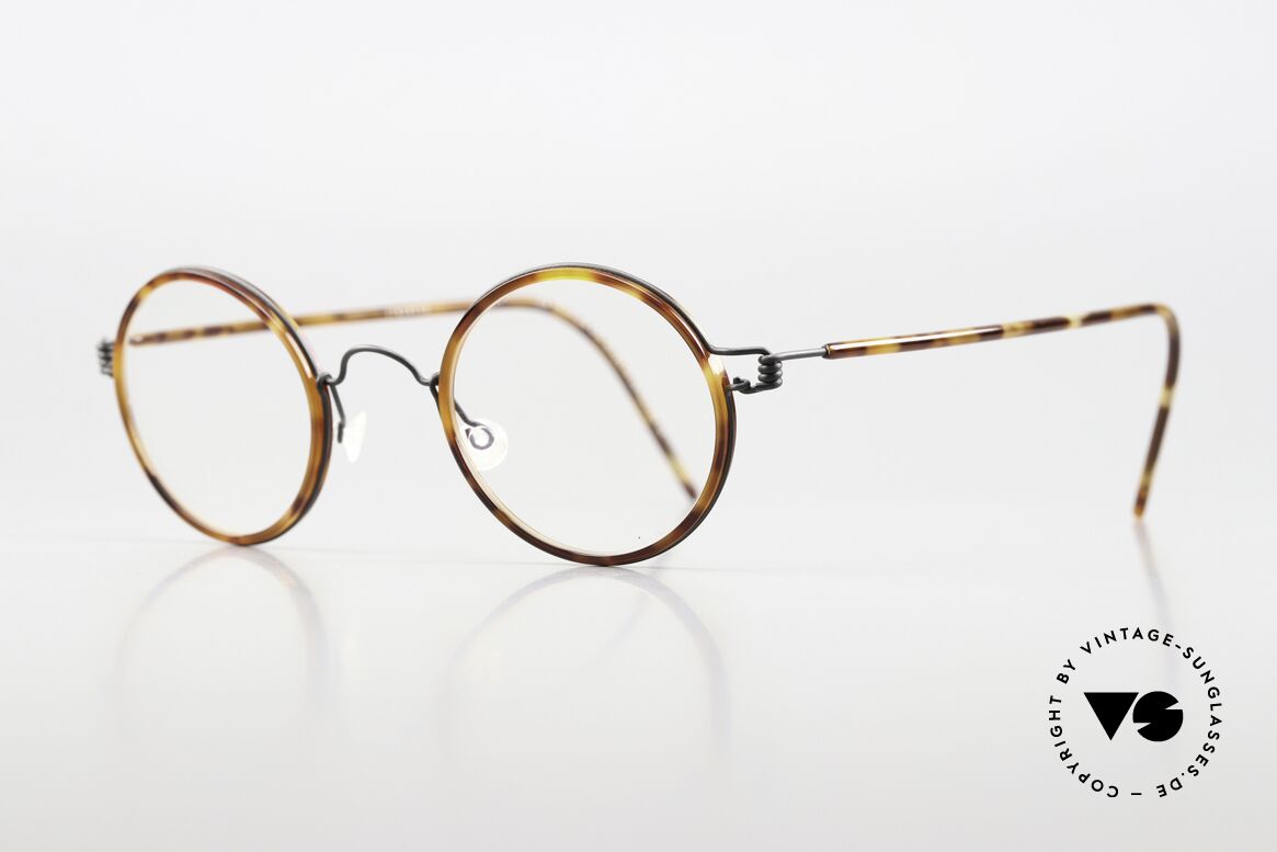 Lindberg Harley Air Titan Rim Round Glasses Women & Men, striking refined Air Titan frame with Acetate inner rim, Made for Men and Women Lindberg Harley Air Titan Rim Round Glasses Women & Men, striking refined Air Titan frame with Acetate inner rim, Made for Men and Women