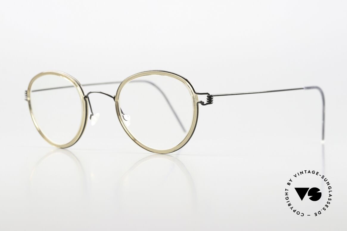 Lindberg Jackie 44 Air Titan Rim Lindberg Glasses Panto Style, striking refined Air Titan frame with Acetate inner rim, Made for Men and Women