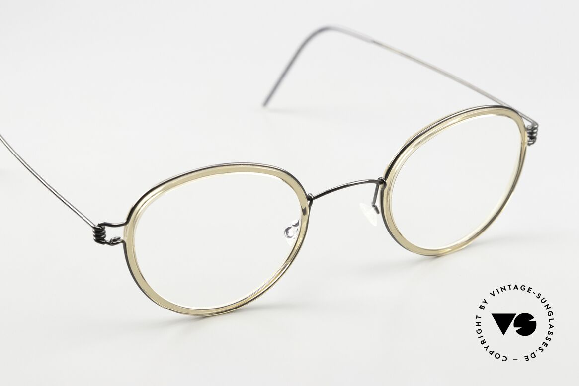 Lindberg Jackie 44 Air Titan Rim Lindberg Glasses Panto Style, unworn, NOS, with an original hard case by LINDBERG, Made for Men and Women