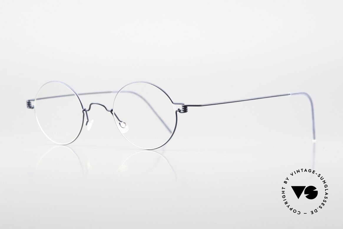 Lindberg Corona 44 Air Titan Rim Lindberg Specs Matte Dark Blue, simply timeless, stylish & innovative: grade 'vintage', Made for Men and Women