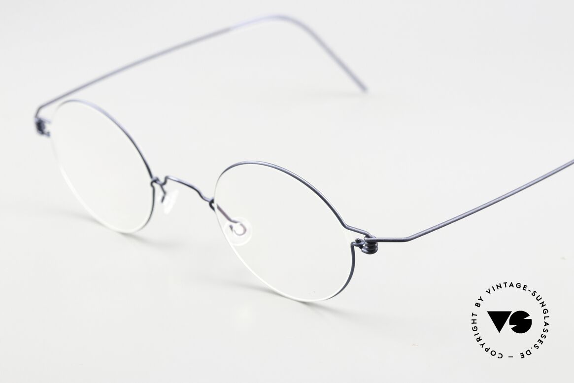 Lindberg Corona 44 Air Titan Rim Lindberg Specs Matte Dark Blue, extremely strong, resilient and flexible (and 3g only!), Made for Men and Women