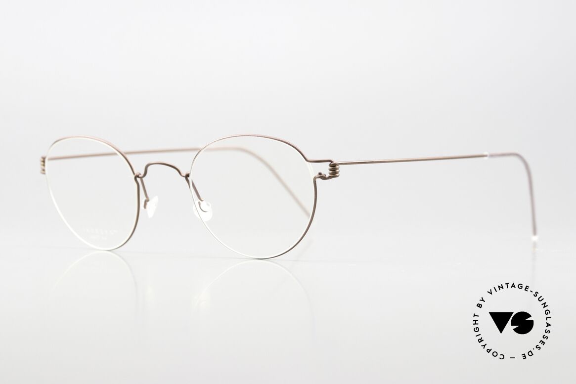 Lindberg Matt 44 Air Titan Rim Small Panto Eyewear Unisex, simply timeless, stylish & innovative: grade 'vintage', Made for Men and Women