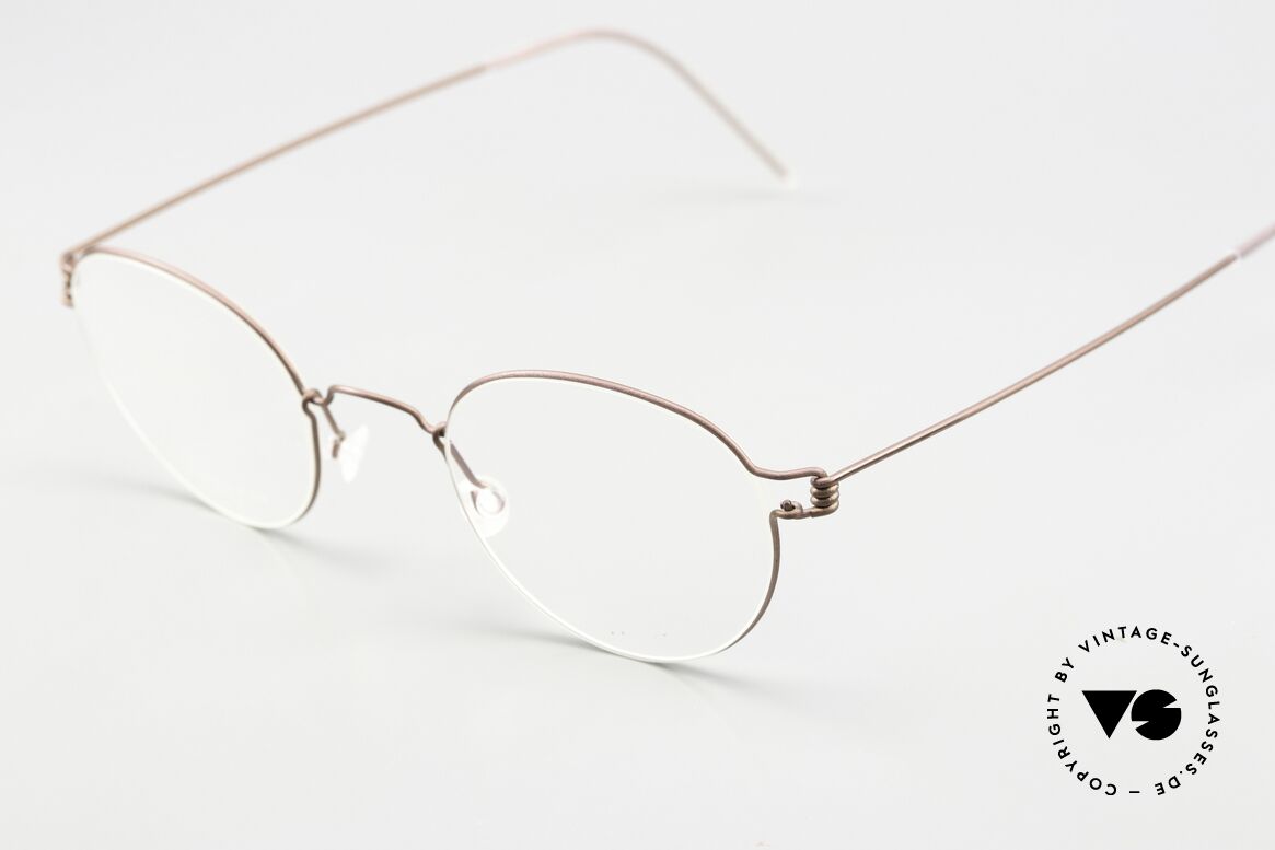 Lindberg Matt 44 Air Titan Rim Small Panto Eyewear Unisex, extremely strong, resilient and flexible (and 3g only!), Made for Men and Women