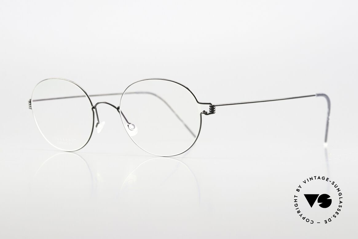Lindberg Stefano Air Titan Rim Oval Glasses Ladies And Gents, medium size 49/19 (unisex) with 145mm temple length, Made for Men and Women Lindberg Stefano Air Titan Rim Oval Glasses Ladies And Gents, medium size 49/19 (unisex) with 145mm temple length, Made for Men and Women