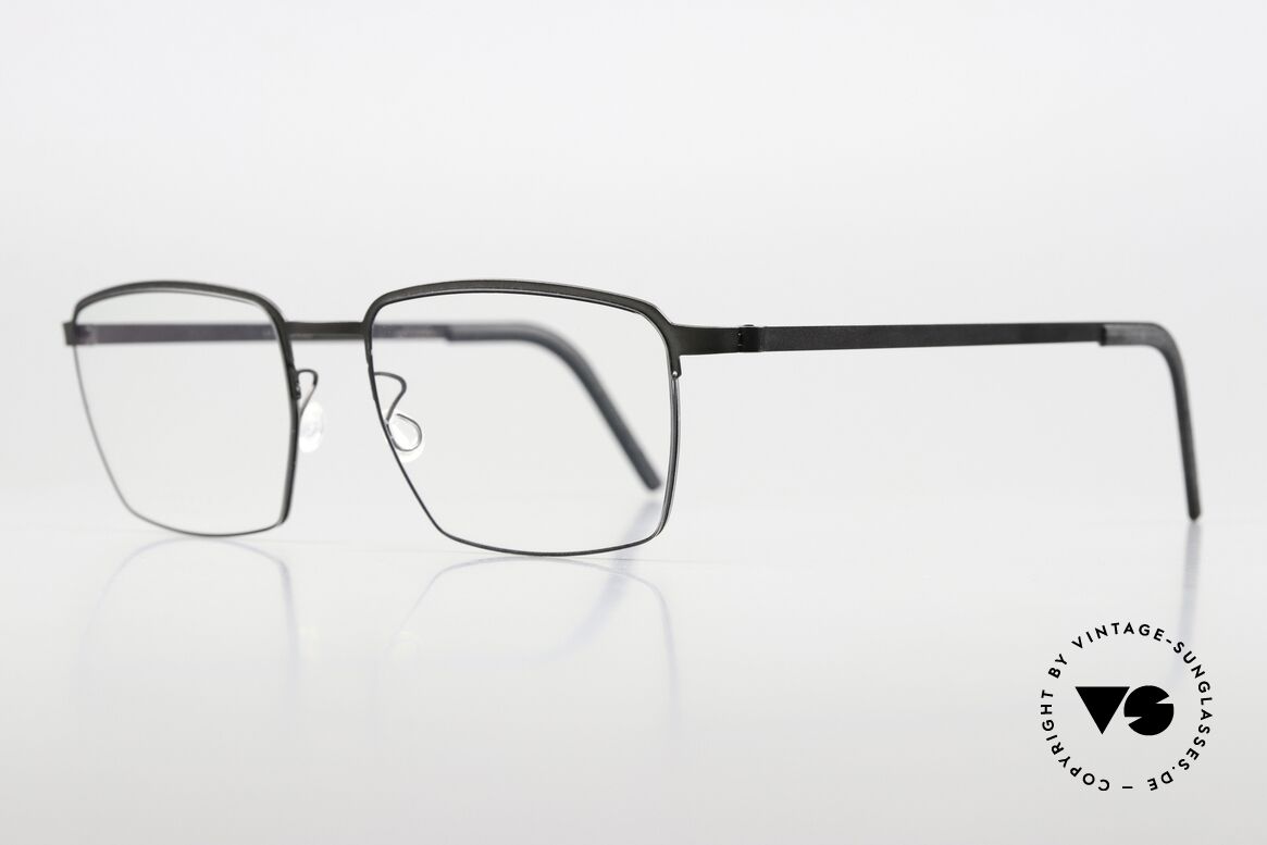 Lindberg 7426 Strip Titanium Black Square Men's Glasses, striking black eyeglass-frame in TOP-NOTCH quality, Made for Men Lindberg 7426 Strip Titanium Black Square Men's Glasses, striking black eyeglass-frame in TOP-NOTCH quality, Made for Men
