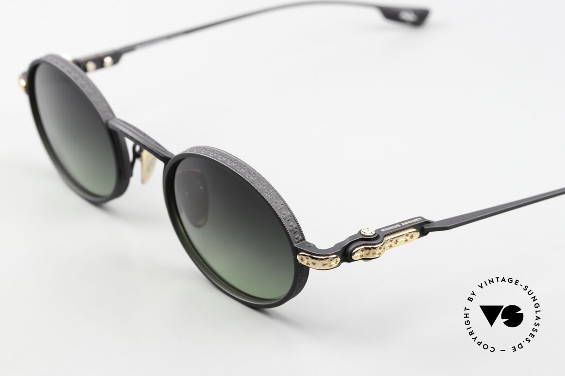 Chrome Hearts Honey Dipped Ozzy Osbourne Style Specs, color MBK-18KGP (18kt GOLD-PLATED), size 48-23, Made for Men and Women Chrome Hearts Honey Dipped Ozzy Osbourne Style Specs, color MBK-18KGP (18kt GOLD-PLATED), size 48-23, Made for Men and Women