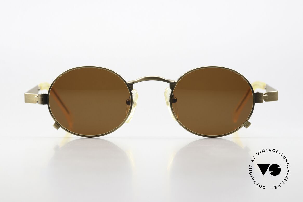 Jean Paul Gaultier 56-1173 Made in Japan Frame 1996, striking frame design (really very interesting hinges), Made for Men Jean Paul Gaultier 56-1173 Made in Japan Frame 1996, striking frame design (really very interesting hinges), Made for Men