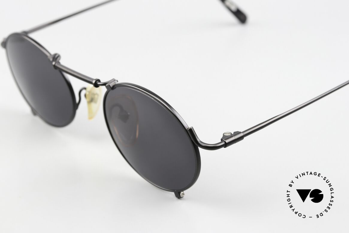 Jean Paul Gaultier 56-7162 Black 90's Designer Sunglasses, very dark tinted sun lenses (for intense sunlight), Made for Men and Women Jean Paul Gaultier 56-7162 Black 90's Designer Sunglasses, very dark tinted sun lenses (for intense sunlight), Made for Men and Women
