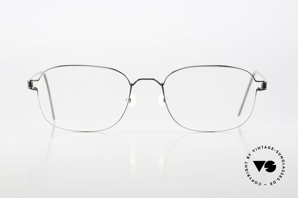 Lindberg Mars 52 Air Titan Rim Men's Specs Timeless Classic, men's glasses, model MARS, color PU9 = polished black, Made for Men