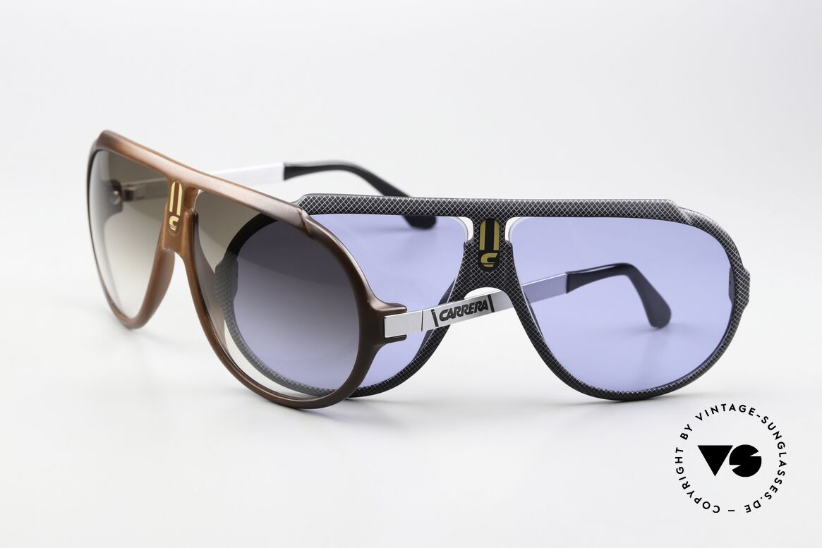 Carrera 5512 2in1 Glasses With 2 Front Shades, Size: extra large, Made for Men