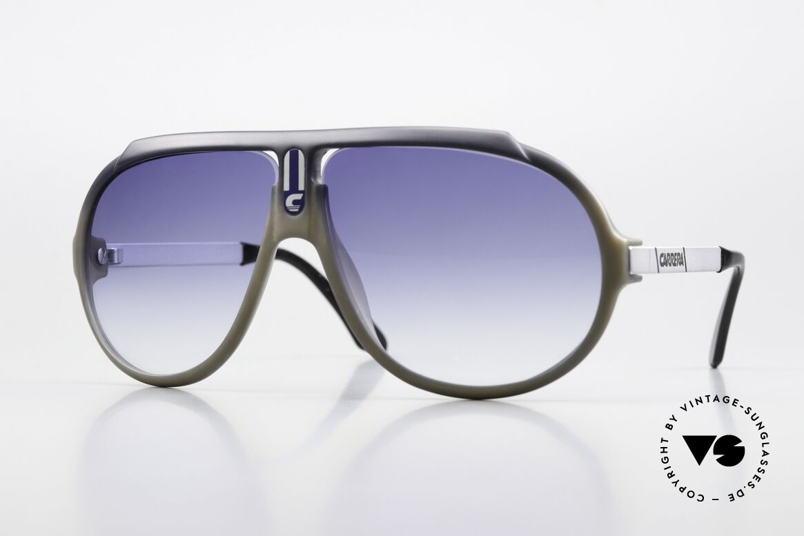 Carrera 5512 2 in 1 Sunglasses Blue & Green, 2 different interchangeable front parts; see photos!, Made for Men