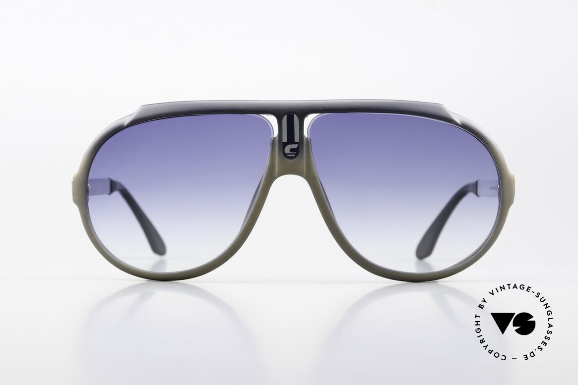 Carrera 5512 2 in 1 Sunglasses Blue & Green, famous movie sunglasses from 1984 (a true legend!), Made for Men