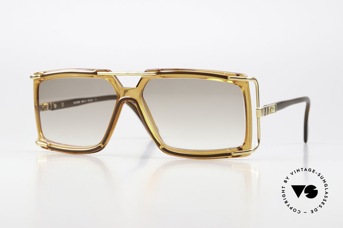 Cazal 638 Square Vintage 80's Frame, Run DMC Hip Hop scene sunglasses from 1988/1989, Made for Men and Women