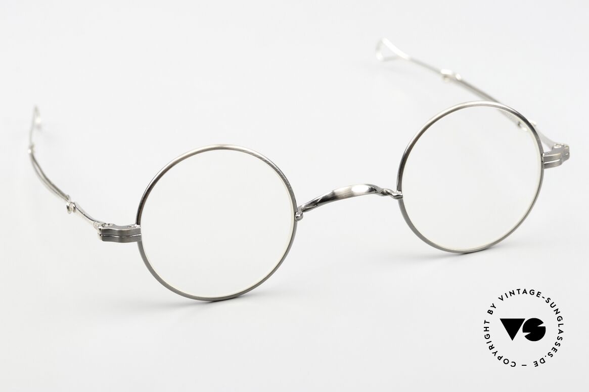 Lunor I 12 Telescopic Antique Silver And Platinum, an approx. 30 years old UNWORN pair for lovers of quality, Made for Men and Women