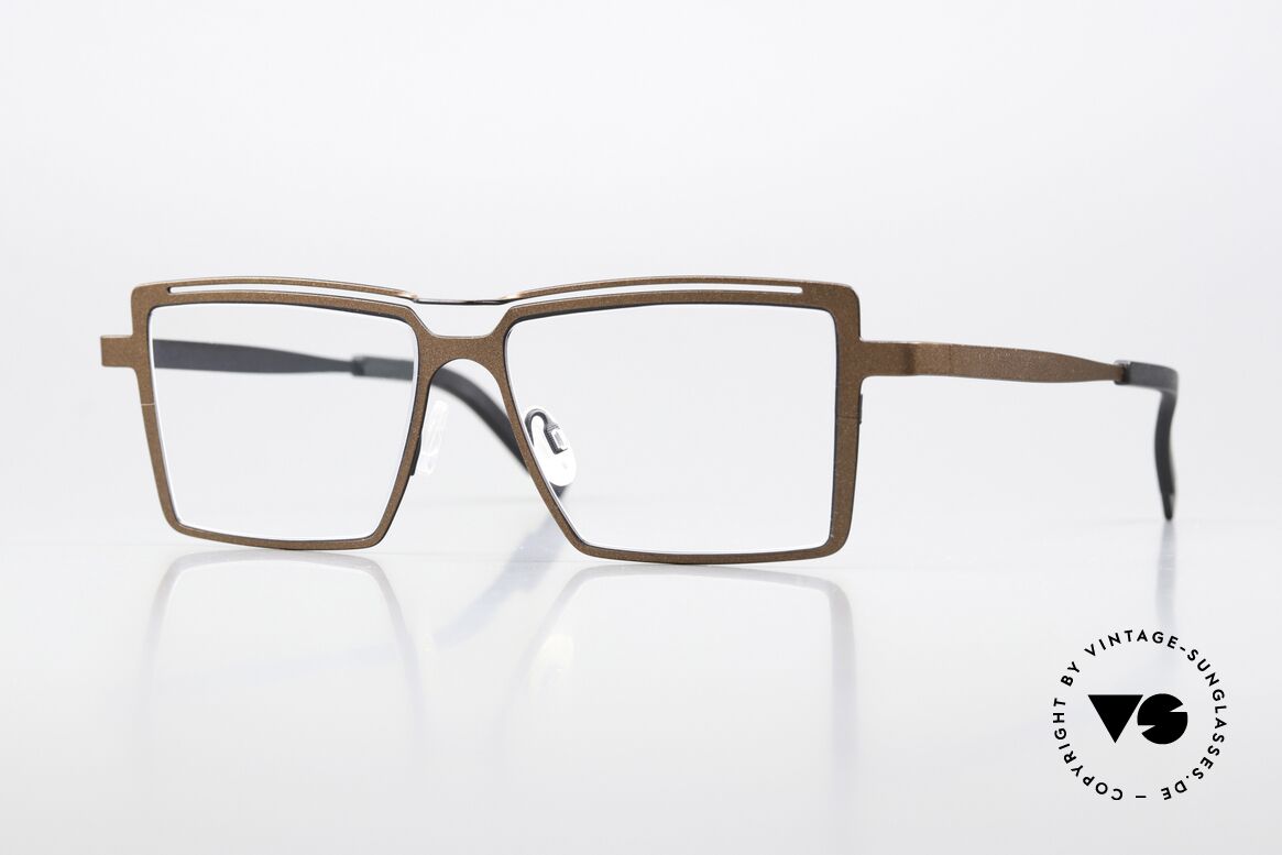 Theo Belgium Groove Square Glasses Men & Ladies, THEO glasses in LARGE size (142mm width), Made for Men and Women Theo Belgium Groove Square Glasses Men & Ladies, THEO glasses in LARGE size (142mm width), Made for Men and Women