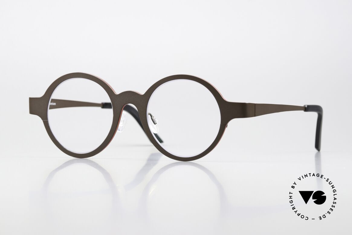 Theo Belgium Eye-Witness YZ Bicolor Titanium Eyewear, THEO eyewear from the Eye-Witness concept, Made for Men and Women Theo Belgium Eye-Witness YZ Bicolor Titanium Eyewear, THEO eyewear from the Eye-Witness concept, Made for Men and Women