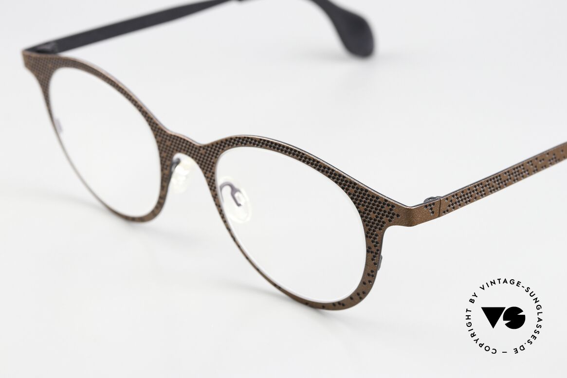 Theo Belgium Mille 61 Lively Frame Pattern Unique, the dotted pattern makes the eyeglasses lively, Made for Men and Women Theo Belgium Mille 61 Lively Frame Pattern Unique, the dotted pattern makes the eyeglasses lively, Made for Men and Women