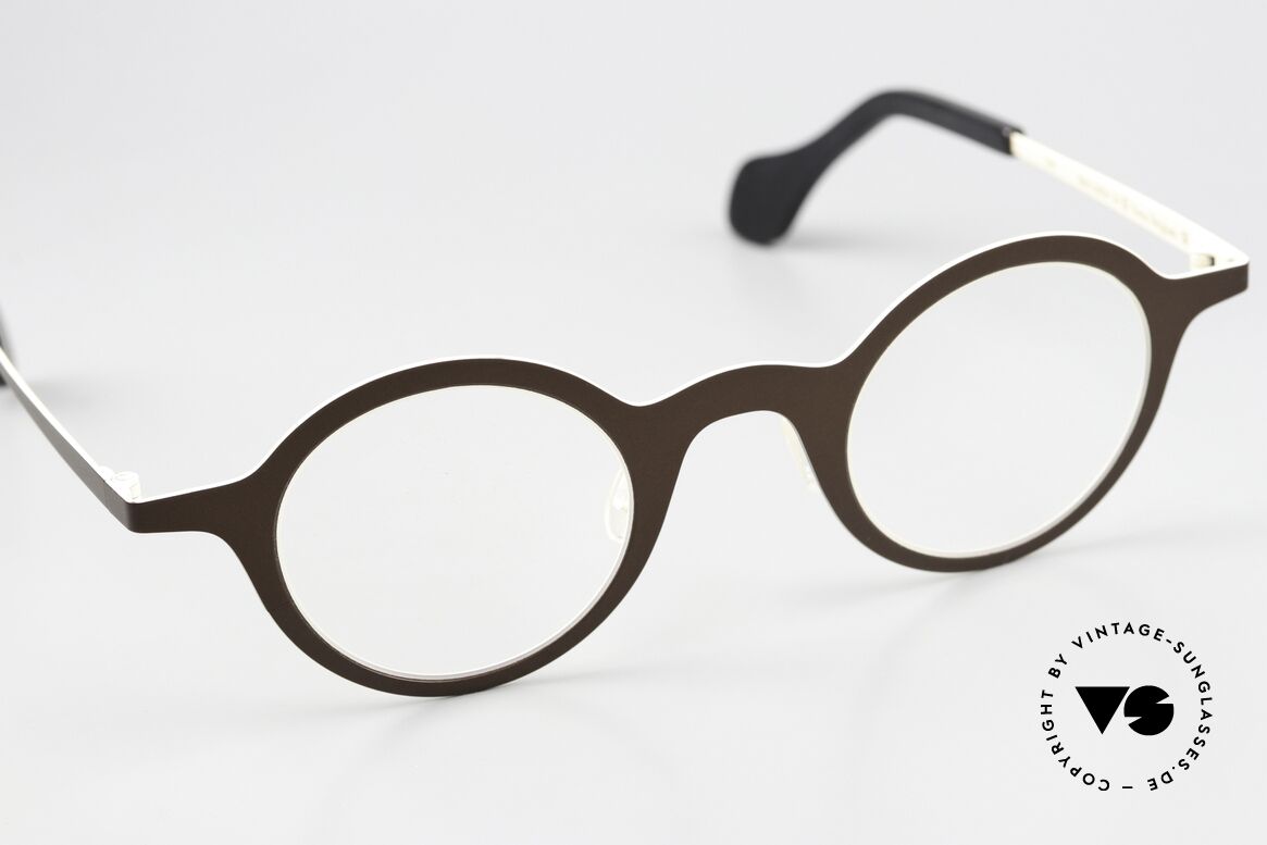 Theo Belgium Mille 24 Brown And Beige Eyewear, 140mm width = a LARGE size for ladies & gents, Made for Men and Women Theo Belgium Mille 24 Brown And Beige Eyewear, 140mm width = a LARGE size for ladies & gents, Made for Men and Women