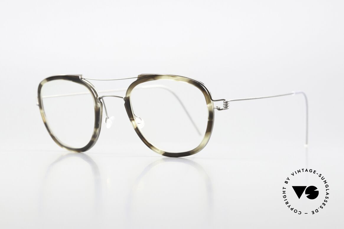 Lindberg William Air Titan Rim Panto Glasses Women & Men, striking refined Air Titan frame with Acetate inner rim, Made for Men and Women Lindberg William Air Titan Rim Panto Glasses Women & Men, striking refined Air Titan frame with Acetate inner rim, Made for Men and Women