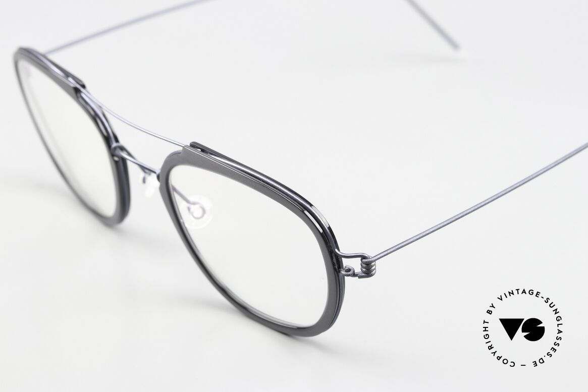 Lindberg William Air Titan Rim Frame With Dark Blue & Gray, ladies eyeglasses and men's eyewear at the same time, Made for Men and Women Lindberg William Air Titan Rim Frame With Dark Blue & Gray, ladies eyeglasses and men's eyewear at the same time, Made for Men and Women