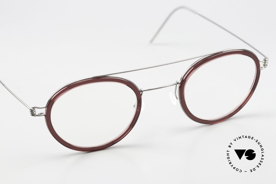 Lindberg Teitur 46 Air Titan Rim Striking Panto Frame Titan, unworn, NOS, with an original hard case by LINDBERG, Made for Men and Women Lindberg Teitur 46 Air Titan Rim Striking Panto Frame Titan, unworn, NOS, with an original hard case by LINDBERG, Made for Men and Women