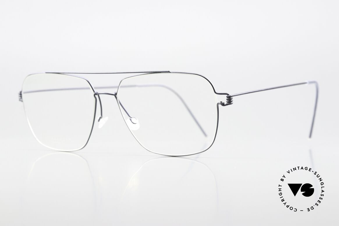 Lindberg Martin Air Titan Rim Men's Frame Dark Blue Gray, striking designer eyeglasses: "square aviator style"!, Made for Men Lindberg Martin Air Titan Rim Men's Frame Dark Blue Gray, striking designer eyeglasses: "square aviator style"!, Made for Men