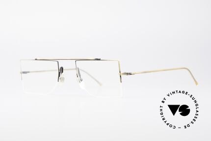 L.A. Eyeworks BURBANK 442 True Vintage Eyeglasses, minimalist construction of simple geometric forms, Made for Men and Women