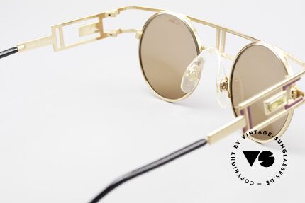 Cazal 958 1990's Vanilla Ice Sunglasses, orig. light-brown CAZAL lenses; 100% UV protection, Made for Men and Women