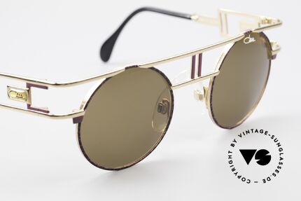 Cazal 958 90's Eurythmics Sunglasses, orig. dark-brown CAZAL lenses; 100% UV protection, Made for Men and Women