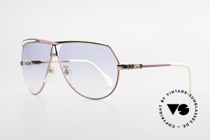 Cazal 954 Oversized 80's Sunglasses, aviator design with huge lenses & great coloring, Made for Women