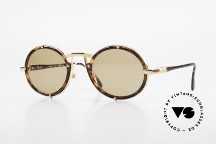 Cazal 644 Round Unisex 90's Sunglasses, vintage Cazal sunglasses from the early 1990's, Made for Men and Women