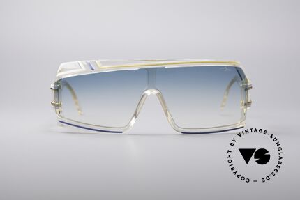 Cazal 858 Asymmetrical 80's Shades, distinctive asymmetrical frame design from app. 1987, Made for Men and Women