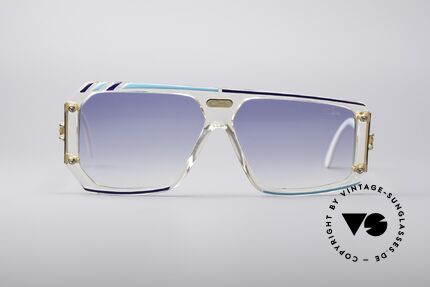 Cazal 867 Asymmetrical Designer Shades, extravagant asymmetrical frame design (eye-catcher), Made for Men and Women
