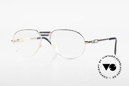 Cazal 739 Gold Plated Eyeglass-Frame, unique CAZAL eyeglasses for men from 1989/90, Made for Men