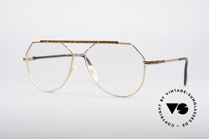 Cazal 733 80's Men's Aviator Glasses, striking Cazal eyeglass-frame for men from 1986/87, Made for Men