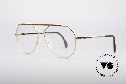Cazal 733 80's Men's Aviator Glasses, finest craftsmanship & neat frame decor; size 60-13, Made for Men
