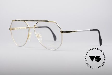 Cazal 733 Gold Plated 80's Eyeglasses, finest craftsmanship & neat frame decor; size 60-13, Made for Men