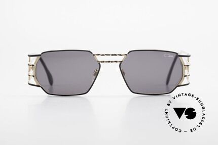 Cazal 980 Rare 90's Designer Sunglasses, angular frame with striking and sophisticated temples, Made for Men and Women