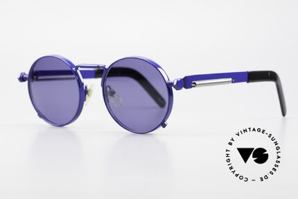 Jean Paul Gaultier 56-8171 Customized Blue Edition, incredible sturdy bridge and hinges (You must feel this!), Made for Men and Women